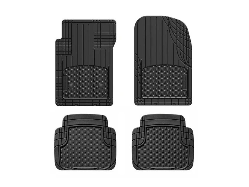 WeatherTech Trim-to-Fit Black Floor Mats - 4-Piece Set